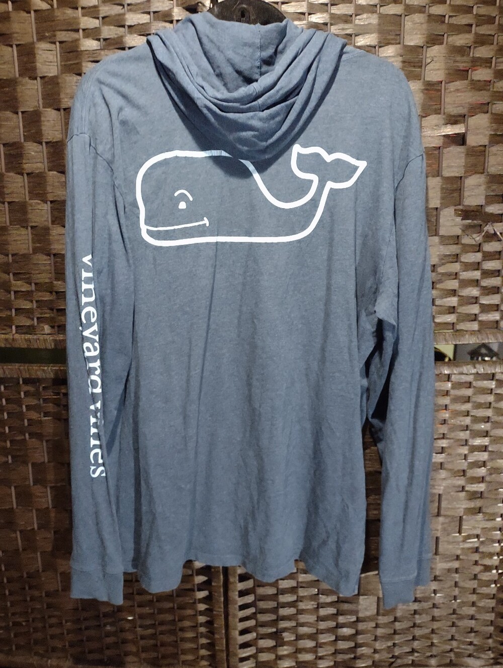 Vineyard Vines Blue Men's Size L long sleeve hooded pullover - Picture 1 of 3